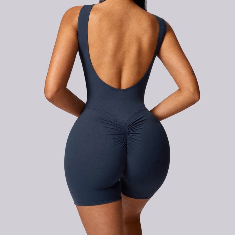 Combishort de sport sans coutures – Coupe sculptante pour l’entraînement et le quotidien