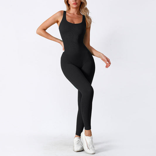 Combinaison sculptante sans coutures – Vêtement de sport gainant pour femme