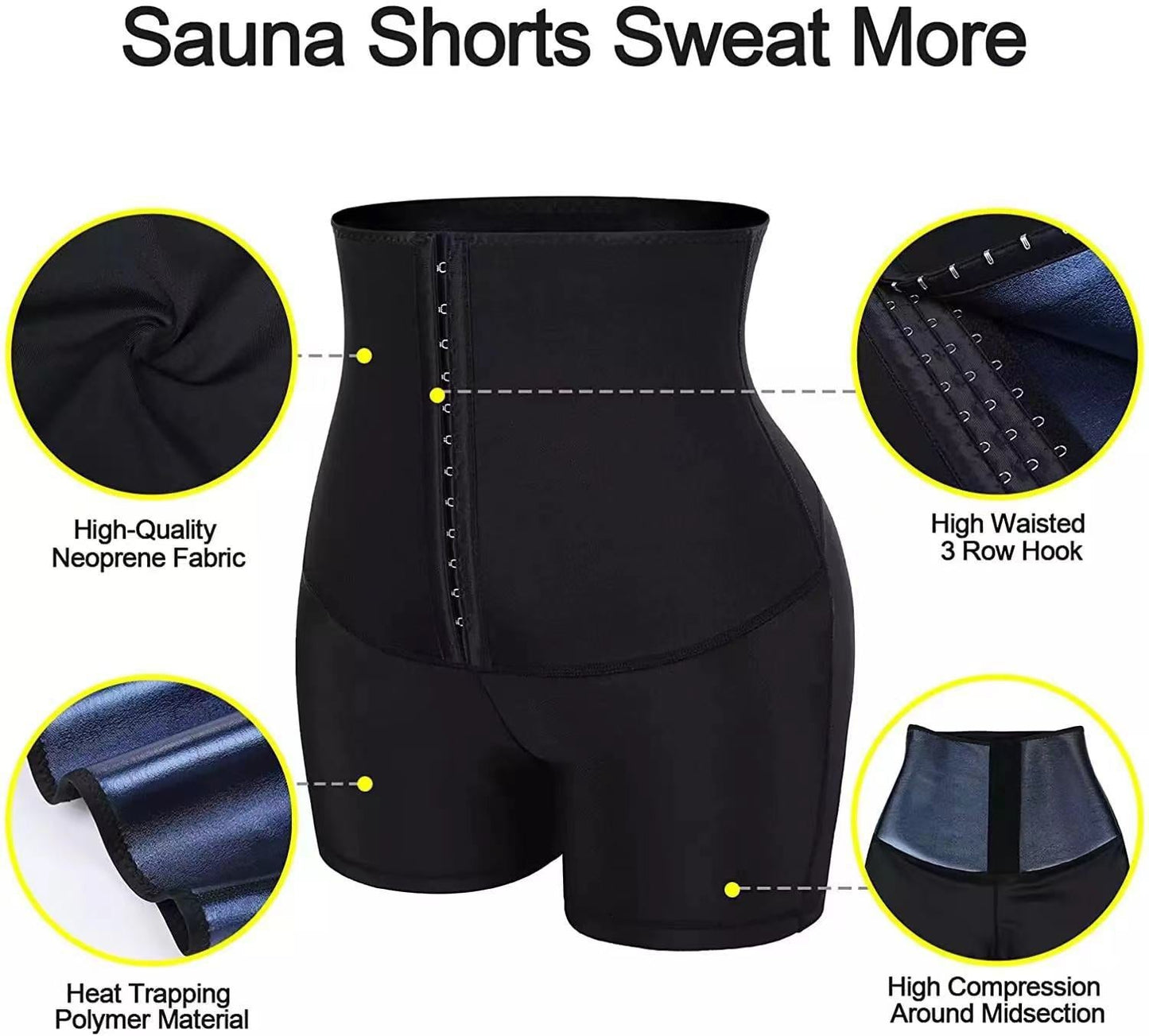 Shorts sculptants sans coutures – Contrôle du ventre et design lissant