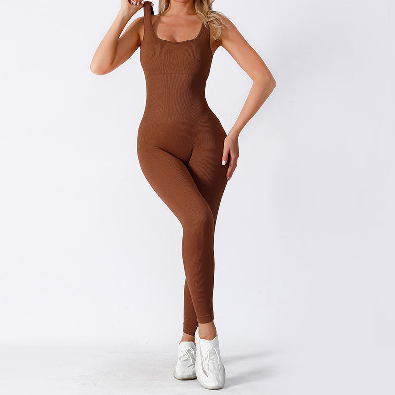 Combinaison sculptante sans coutures – Vêtement de sport gainant pour femme